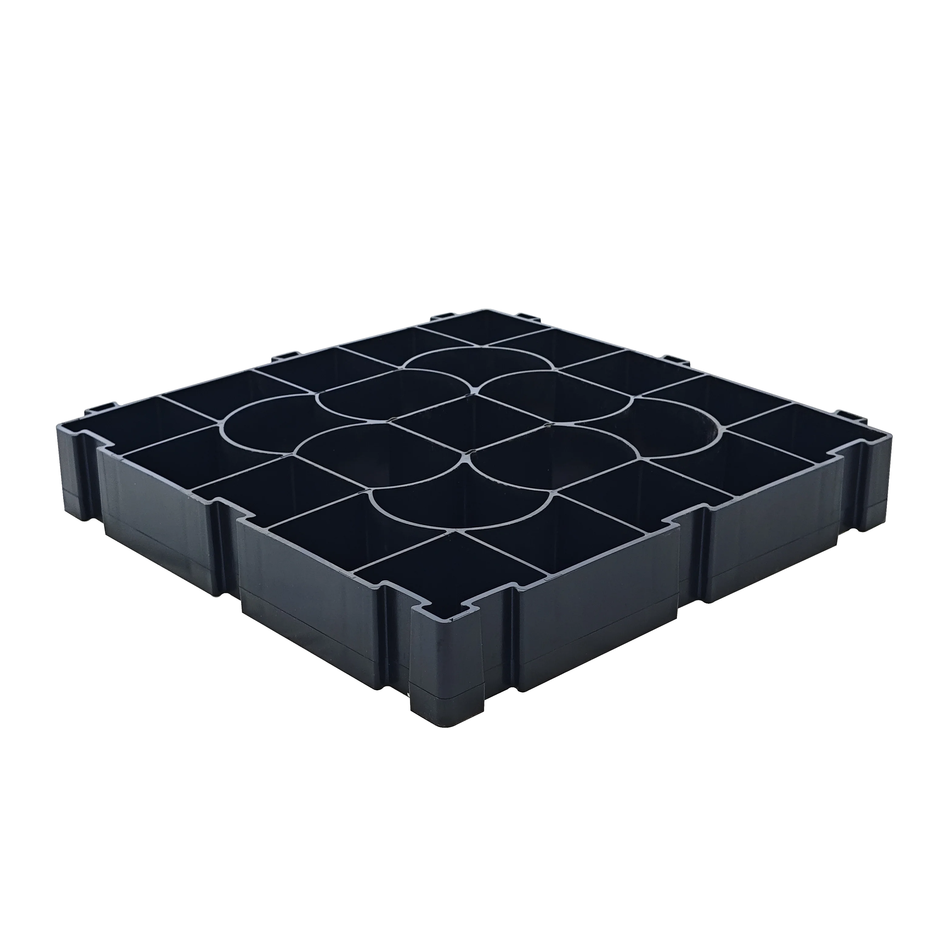 JNZ Modern Black HDPE Permeable Grass Pavers Gravel Grids for Driveway Parking Lot & Outdoor Use