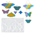 HY 7 Small Pendant Butterfly Resin Molds for Resin Casting