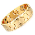 BioMagnetic Jewelry   Arthritis Magnetic Band  Mens Arthritis Bracelet Mens Stainless Steel Bracelets