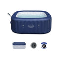 BESTWAY 6001H Lay-Z-Spa Hawaii Energy-Efficient Smart AirJet Inflatable Hot Tub with App Control 4-6 Person