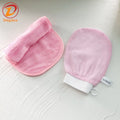 OEM Natural Viscose Fiber Exfoliating Mitt Deep Body Scrub Exfoliating Glove Bath Shower Glove Remove Dead Skin Bath Gloves