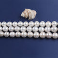 Zhuji 12-17mm Natural White Edison Round Freshwater Pearl Strands Grade a Third Party Certified