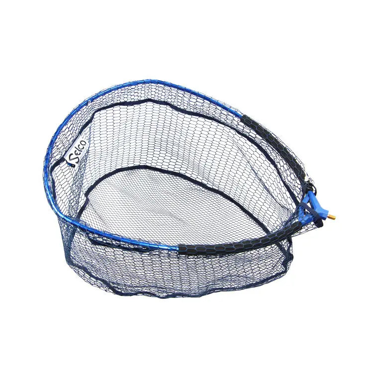 Selco New Arrival Blue Rubber Landing Net Head Small Carp Fishing Landing Net Tools Directly From China Manufacturer