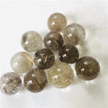 Wholesale Small Size Natural Gold Rutile Quartz Sphere Hair Crystal Ball Carved Rutilated Quartz for Decoration