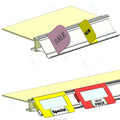 Plastic Data Strip Pvc Price Tag Holder for Digital Price Tag