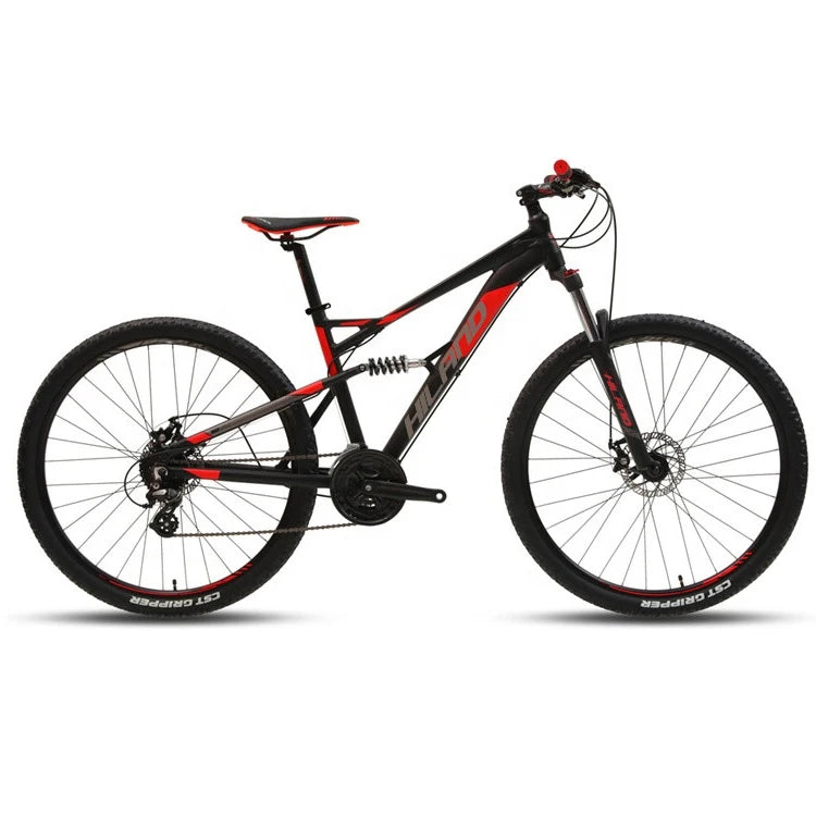 For JOYKIE 29 Inch 24 Speed Dual Suspension MTB Downhill Mountain Bike Steel Fork and Disc Brake System