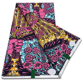 High Quality Original Real Wax 100% Cotton African Wax Print Fabric Latest 6yards of Ankara Fabric