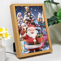 Christmas Scenery Wall Art Picture Backlit Light Display with Night Light Digital Decor Poster Gift for Bedroom Decoration