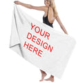 Custom Printed Sand-Free Recycled Polyester Microfiber Beach Towel Novelty Pattern and Personalized Logo