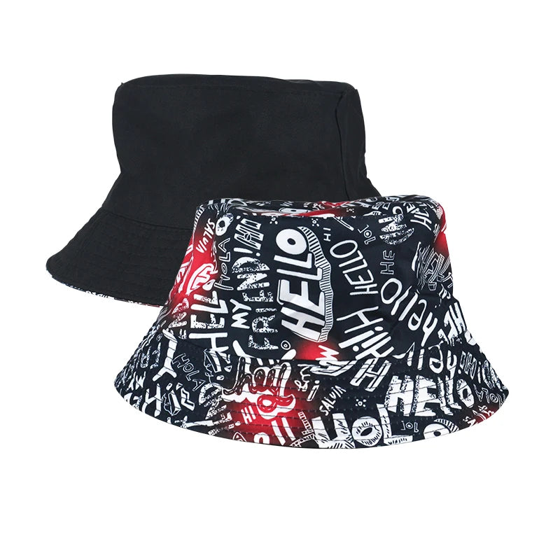 Kimtex New Manufacturers Wholesale Double-sided Fisherman Hat Cotton and Linen Custom Reversible Bucket Hat