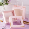 Wholesale Luxury Packaging Boxes Paper Gift BoxTransparent Gift Box Folding White Cardboard Paper Boxes