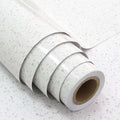 White Granite Waterproof Marble Sticker Wallpaper Self Adhesive Marble Vinyl Wallpaper Stick and Peel for Kitchen
