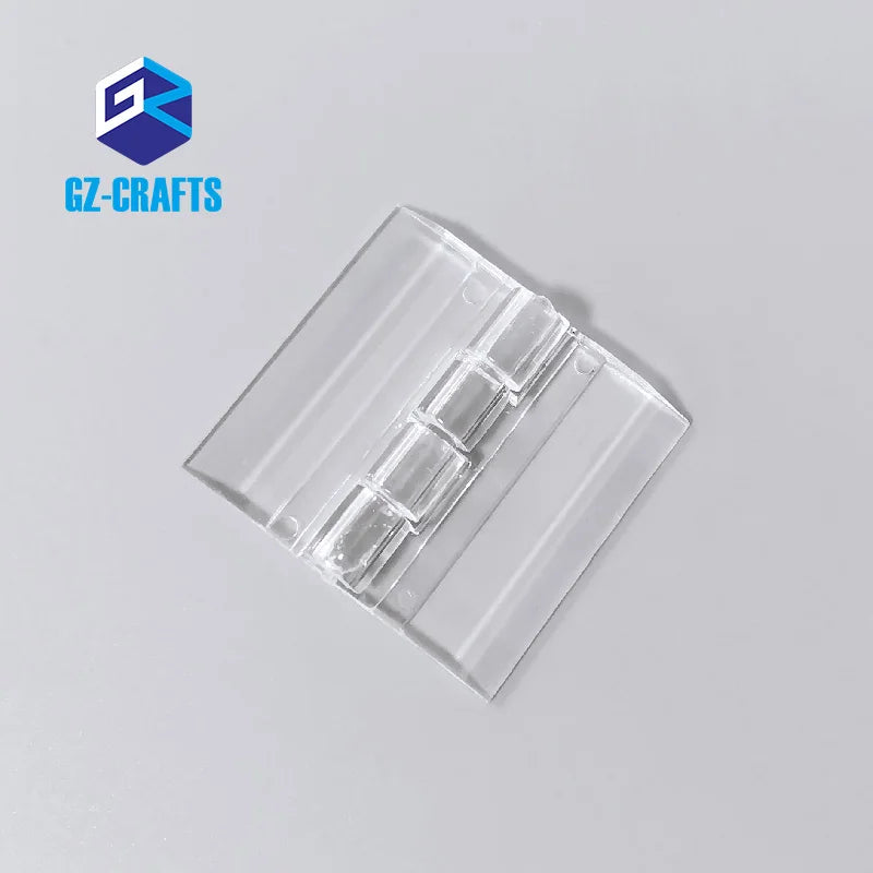 30x34mm Transparent Folding Hinge Furniture Accessory Clear Acrylic Connector for Light Box