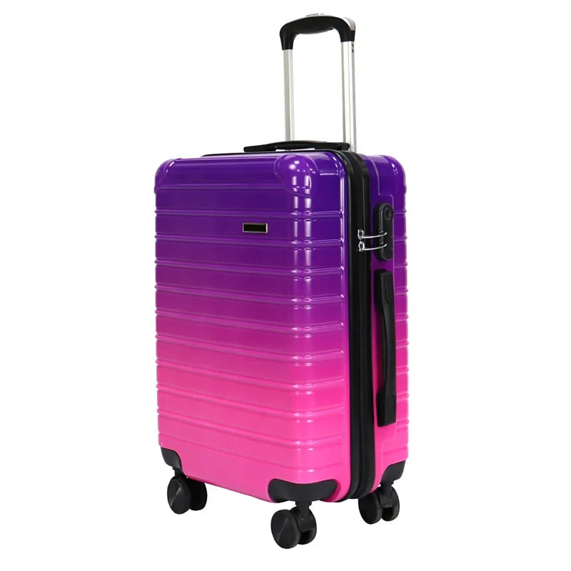 Wholesale Trending Valise Hot Selling ABS&PC Travelling Suitcase Luggage Set Hard Shell Light Weight Trolley Luggage