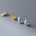 New 925 Sterling Silver C-shaped Fashion Stud Earrings for Women Cute Geometric Earrings Jewelry