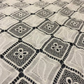 Popular Tablecloth Blanket Checkered Water Soluble Garment Fabric LT21091