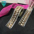 Hot Selling Rhinestone Ribbon Square Glass Trimming Crystal Tape Clothing Handicrafts