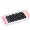 Korean PBT Fiber 0.15mm 0.20mm Individual Flat Lashes with C CC D Curl Soft Natural Matte Flat Ellipse Eyelash Extensions