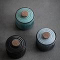 Stoneware Mini Tea Jar Portable Ceramic Storage Tank Outdoor Travel Universal Tea Canister Tea Caddy