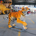 Animal Park Simulation Models Handmade Mechanical Waterproof Animatronic Tiger for Theme Park