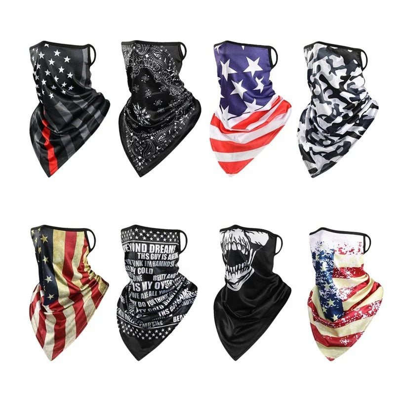 Magic Scarf Turban Cycling Face Cover Neck Gaiters Motorcycle Multifunctional Bandana Headwear Tube Headwrap Men Facemask