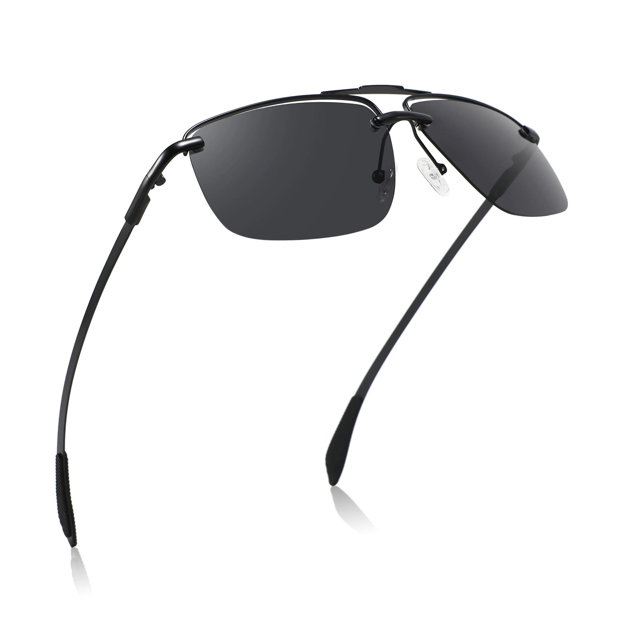 CONCHEN Trendy Fashion Sports Sunglasses Driving Sunglasses Metal Frames Polarized UV400 Lens Sun Glasses Sunglasses