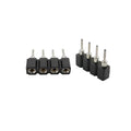 4Pin Needle Single Row Round Male Female Pin Header RGB Connector Adapter for LED RGB 5050 3528 Strip Lights Accessories DIY