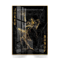 Pop Art Simple Atmosphere Joker Crystal Porcelain Oil Painting Home Decoration