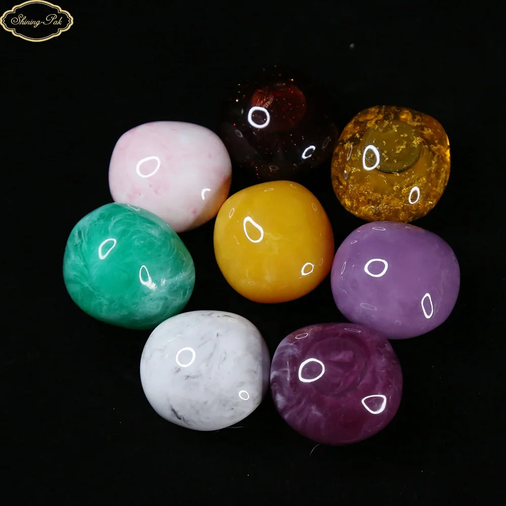 Manufacturer Wholesale Oem Round Natural Stone Shaped Resin Perfume Bottle Cap MegaBDM