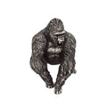 Custom Realistic Stainless Steel Battle Godzilla Black Male Gorilla Toys Action Statues Decorative Ornaments