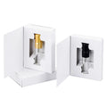 Customized 5 ml 10 ml Empty clear Amber Black Glass Refillable Perfume Bottle with Box Sample Packaging