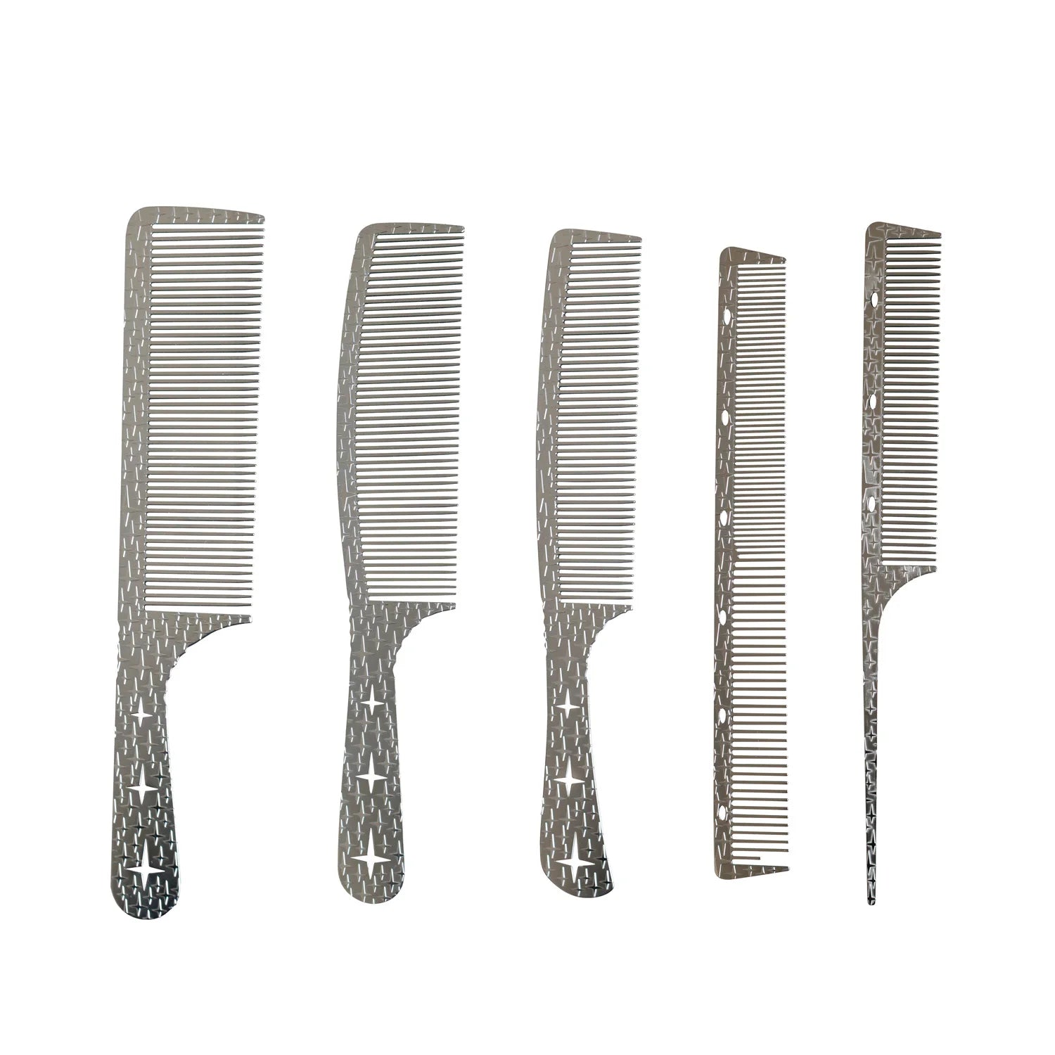 New Type of Stainless Steel Comb 1mm Anti-static Haircut Styling Household Steel Comb