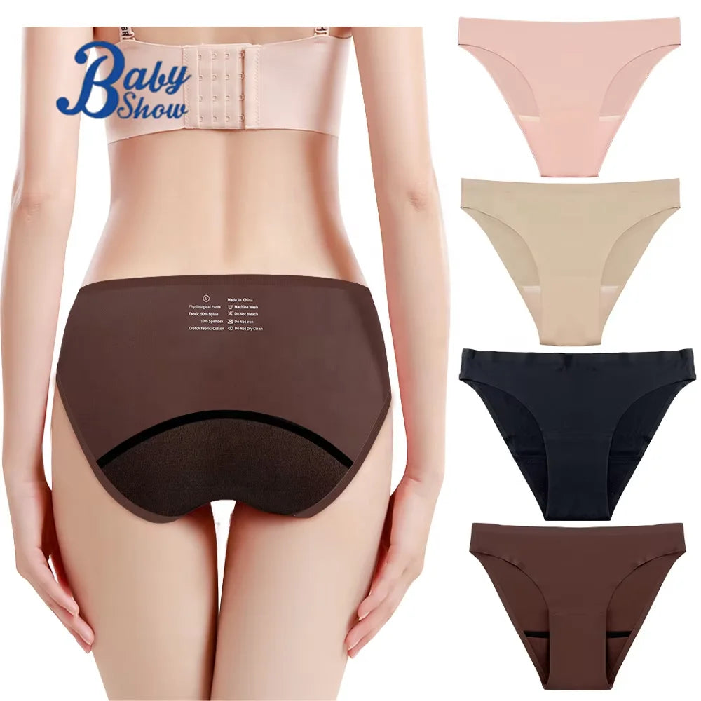 Hot Sale Menstrual Period Panties Hot-Pressed Non-Marking Waistband Underwear Menstrual Panties for Woman