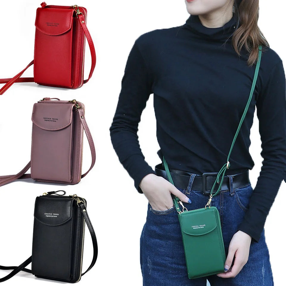2025 Multi Colour Ladies Shoulder Hand Bags Small Crossbody Card Holder Purse Phone Bags Women's Clutch Phone Wallet