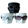 Fiberglass Customized Glass Mannequin Head Wholesale Male Black Head Mannequin Display