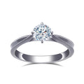 Messi Gems MSR-946 Customized Jewelry 18K Gold Engagement Wedding IGI 0.5ct D VS1 Lab Grown Diamond Ring