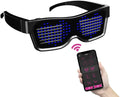 Customizable Programmable LED Light up Glasses With Blue Tooth for PartiesFestivals