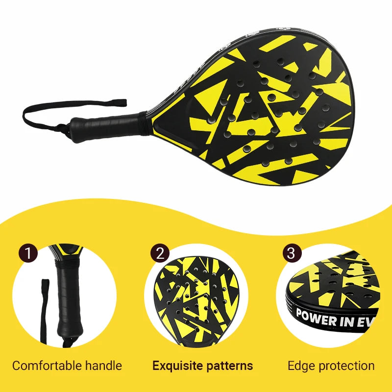 ABS Honeycomb Core Portable Pickle Ball Bat for Adults Children EVA Foam Grip Handle Nylon Net USAPA Certified Entertainment Use