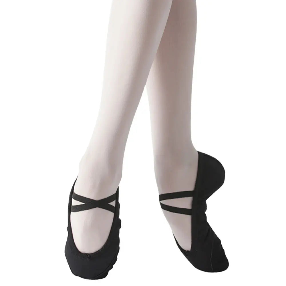 Adult/Children Women Soft Ballet Shoes Large Size 24-45 Canvas Upper Flats