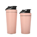 FX Factory 500ml Pink Double Wall Stainless Steel Shaker Bottle Thermal Insulation 12-24 Hours Eco-Friendly GYM Tumbler Custom