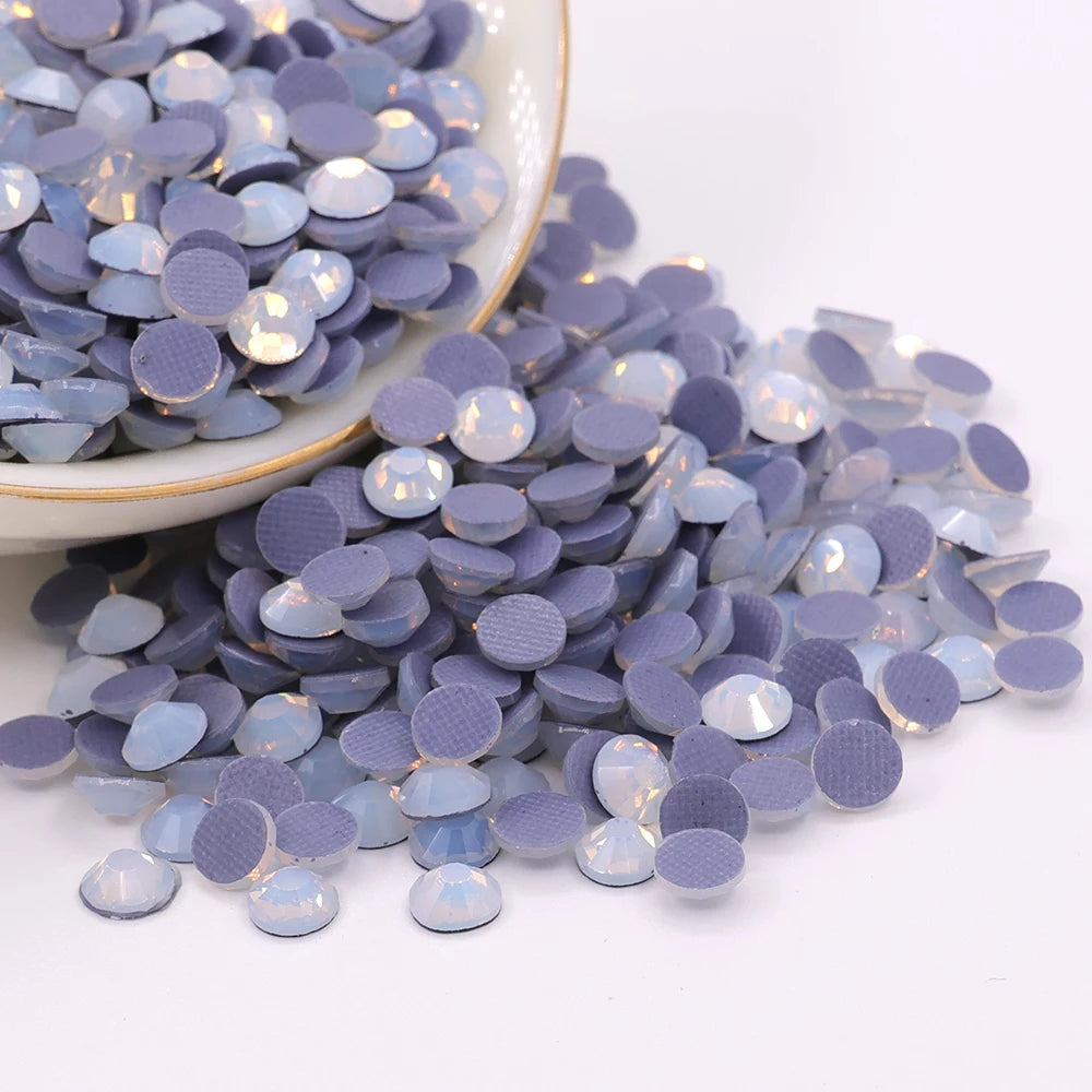 CJ ab Crystal Rhinestones Wholesale Flat Back Various Colors Ss12 Ss16 Ss30 Hot Fix Rhinestones Bulk