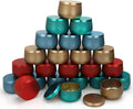 Manufacture Wholesale 2oz 4oz 6oz 8oz 16oz Empty Round Gold Black Gift Custom Metal Container/Jar/box Candle Tins Can