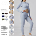 Activewear 5 PCS Women's Bright Athletic Set Corset Sports Seamless Yoga Set