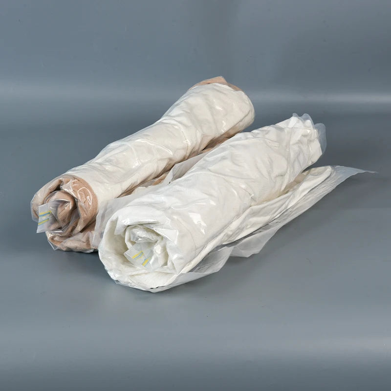 Hand Pressing Travel Plastic Vacuum Storage Bag Roll up Vacuum Space Saver Bag