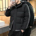 Wholesale Custom Logo Cotton Coat Plus Size Casual Winter Hooded Jackets for Men Thin Oversized Jacket for Outdoor Wear