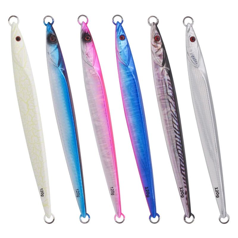 Feather Musky Minnow Lure for Saltwater Crab Fishing for River Lake Stream Powder Coating