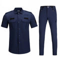 Custom Outdoor Training Suit Quick Dry Short Sleeve Tactical Security Guard Uniform Set Factory Supplied Made of Cotton