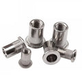 M3 M4 M5 M6 M8 M10 304 Stainless Steel Flat Head Threaded Rivetnut Rivet Nut