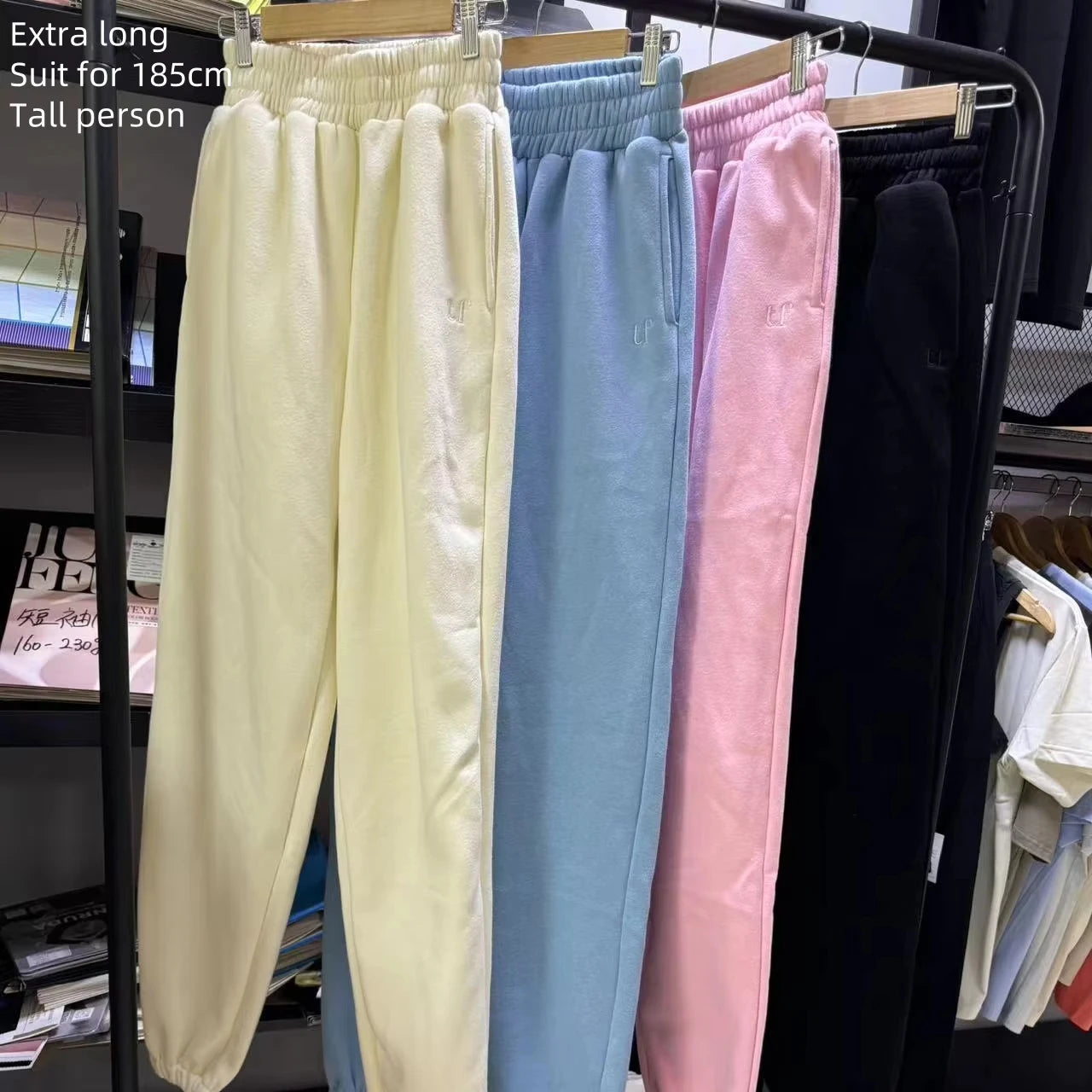 Women's extra Long for 185cm Height Women's Sweat Pants Manufacture With Low MOQ Elastic Band 330gsm Cotton  Trousers Joggers