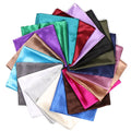 Hot Selling Summer Breathable Solid Color Satin Ladies Pure Color Small Square Hijab Party Use Runyang Brand National